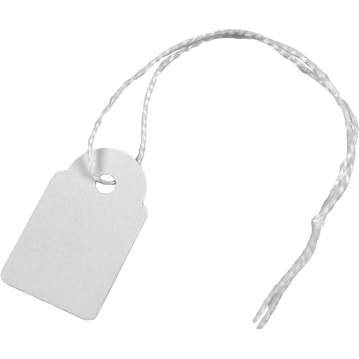 [534836] Hang etiket met koord  rh. 392 / 36x53mm 500 st/ds