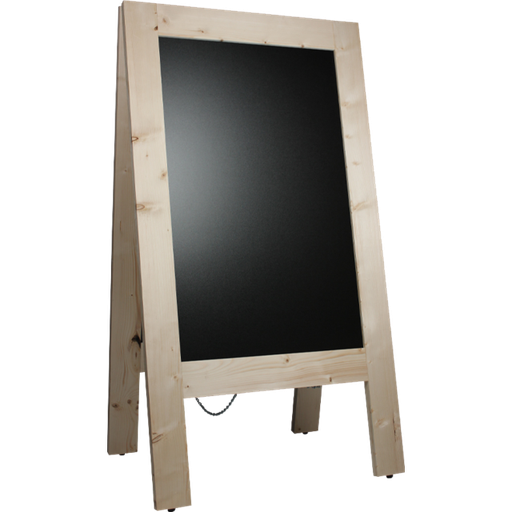 [820422] Steigerhout stoepkrijtbord Blank 70x130cm (per stuk)