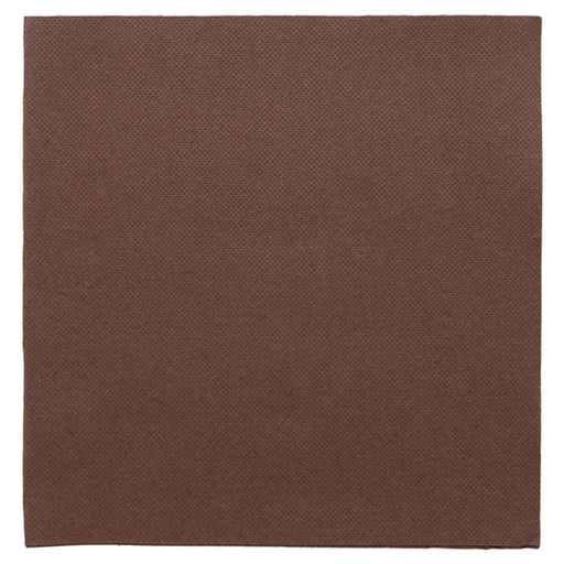 [153.96] Napkins Double Point Chocolate 20x20cm 1/4-fold (24x100pcs/cs)