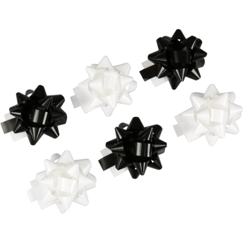 [714520] Starbows 10mm 5cm Glossy Assorti (50st/doos)