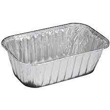 [31731] Alu Loaf Pan 1 LB 15.5x9x5 cm 100pcs/pack  HA- 31730200