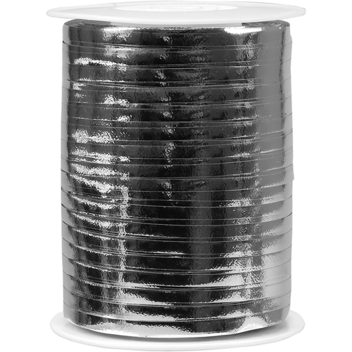 [710419] Krullint Metal Zilver 4,8mm - 500y (per spoel)