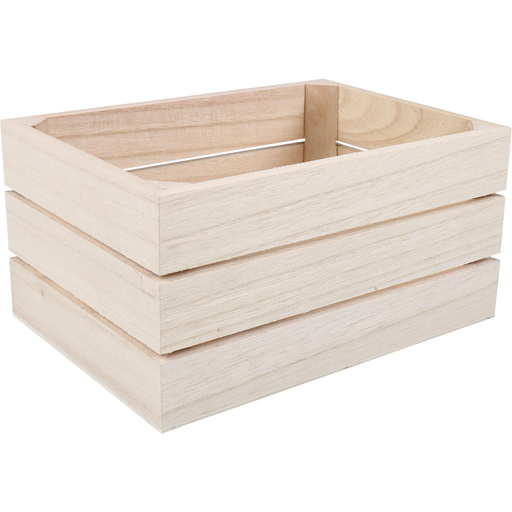 [479453] Kistje, Rechthoekig, Hout, 6 flessen, 20.5x14.5x10.3cm, naturel