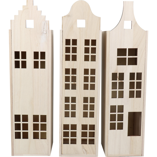 [479285] 1-fles wijnkist grachtenpad 330x95x95mm Assorti (per stuk)