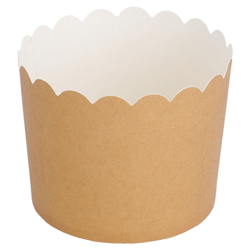 [224.13] Muffin Cups 6x5,5cm Brown Cardboard (100st/pak)
