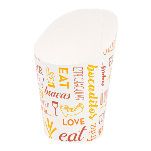 [229.58] Chips/Fries cups open "Parole" 9oz (100st/pak)