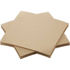 [2104161] Napkins Bio Airlaid Dunisoft (DSF) 40x40cm Natural Brown 1/4-fold (60pcs/pk)