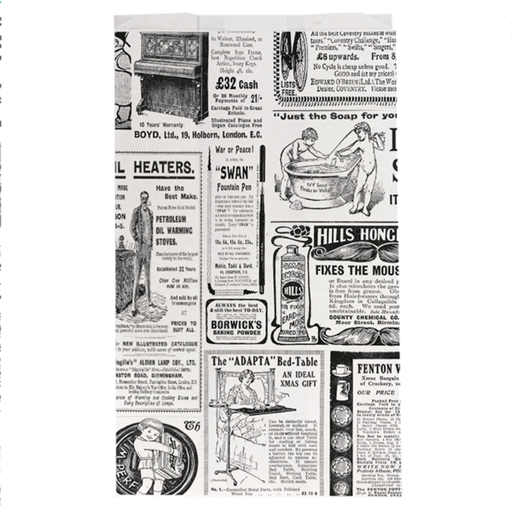 [269.14] Hamburger Bags "Times" 14+7x22cm White Greaseproof (500st/pak)