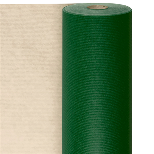 [809.55] Gift paper one-colour 70cm x 100mtr Green Kraft (per rol)