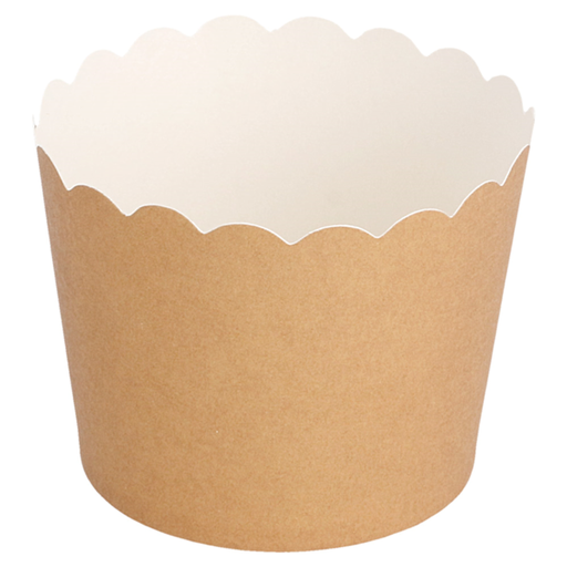 [224.14] Muffin Cups 5x4,5cm Brown Cardboard (100st/pak)