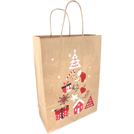 [270799] Papieren draagtas Boom 22x10x31cm (10st/pak)