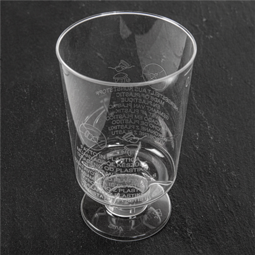 [154.29] Wijnglaasjes 150ml 5,7x9,6cm Clear PS (12st/pak)