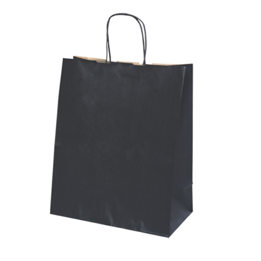 [806.38] SOS Bags One-Colour Black Kraft 18+8x21,5cm (250st/doos)