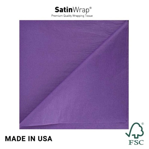 [100831] Tissue Sheets / Satin Wrap Purple 120 sheets/pk