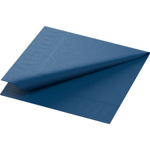 [1683841] Napkins 2-Ply Cocktail Darkblue 24x24cm  300st/pk
