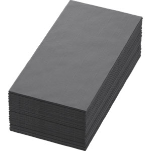 [2029381] Napkins Airlaid DuniSoft 1/8-vouw Granite Grey 40x40cm (60pcs/pack)