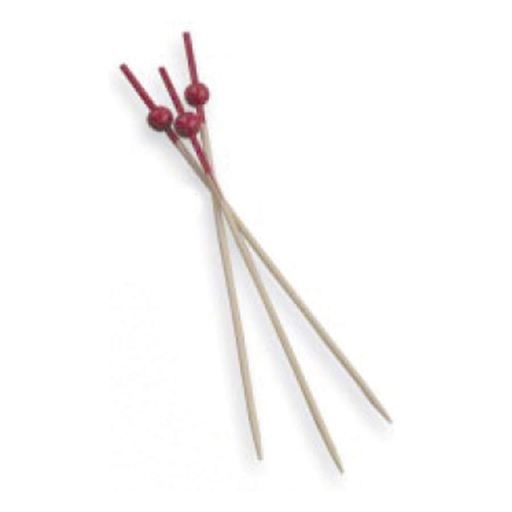 [191.71] Picks "Red Ball" 9cm Natural Bamboo (100st/pak)