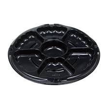 [9912K1] Flat Cater 12" Tray 6-compartment 10/cs