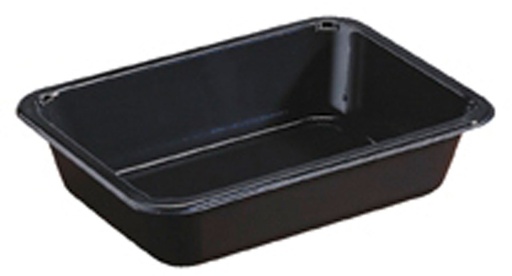 [115483] Duni Tray Comp. Rectang. CPET BLK 171x127x35mm (900pcs/cs)