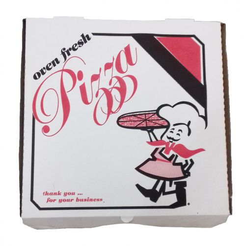 [1202] Pizza Box Fresh Hot Corrugated B-Flute 12" (50psc/cs)