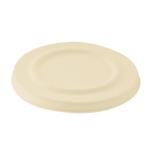 [150.20] Bionic/Bagasse Lids Naturel Kraft for item 150.19 (50st/pak)