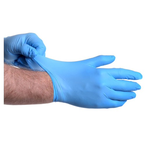 [152.12] Nitrile Gloves/Handschoenen Blauw MEDIUM (100st/pak)