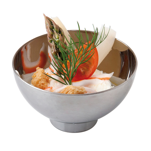 [157.26] Amuse bowl 72ml 6,7x3,5cm Silver (50st/pak)