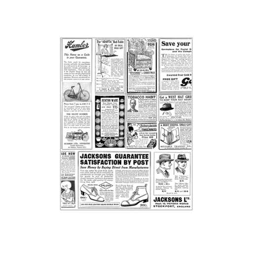 [169.12] Greaseproof Burger Wrapping Paper "Newspaper/Krant" "Times" 28x34cm 30gsm (1000st/pak)