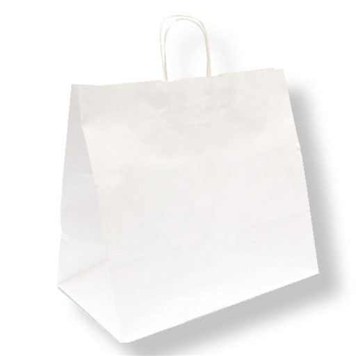[179.78] SOS Bags with Handles 36+21x33,5cm White Cellulose (250st/doos)
