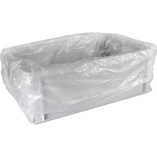[186180] Kratzakken HDPE 8my transparant 60/20x80cm 1000st/ds