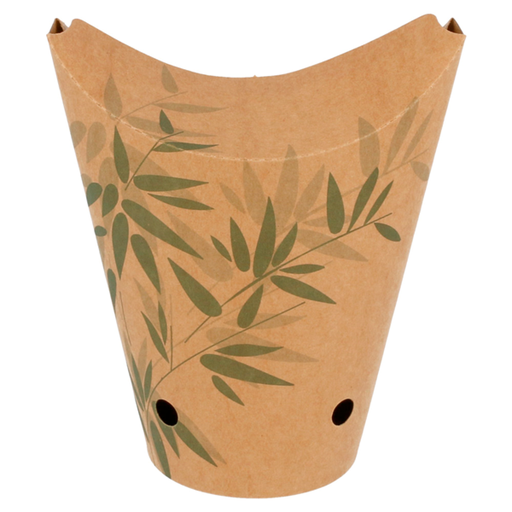 [204.38] Finger food / chips Cup "Feel Green" 12oz.(360ml) Kraft  100st/pk