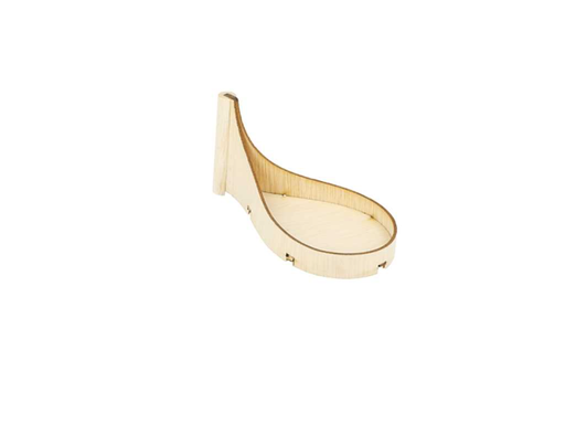 [205.82] Mini Spoons for appetisers 10,5x5x5cm Natural Bamboo (100st/pak)