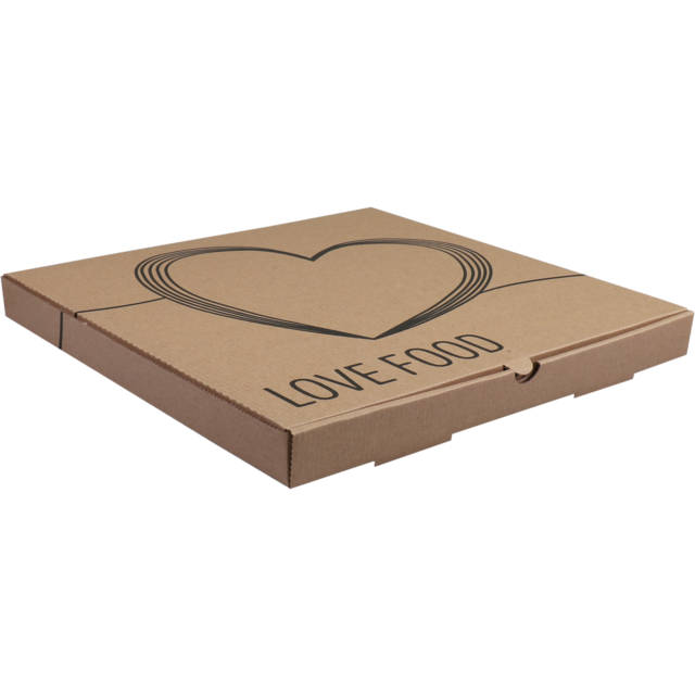 Pizza box Americano "I Love Food" 32x32x3cm (150st/krimp)