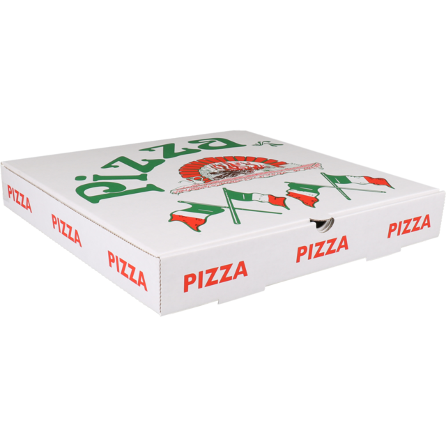 Pizza Box 12" / Doos 30x30x3cm (12x12x2") Vegetale 1.8mm (200st/pak)