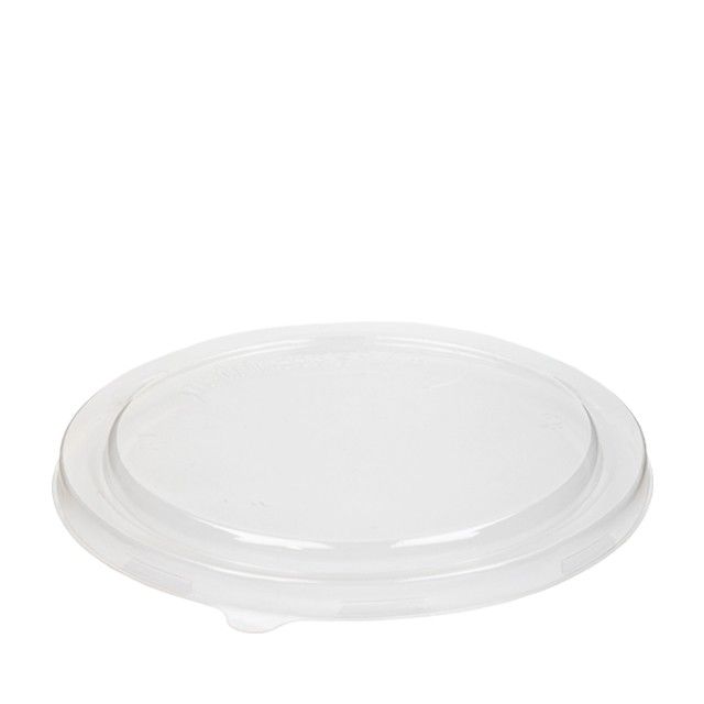 PLA deksel voor Kraft/PLA Salade Bowl 1200ml #  (50st/pak)