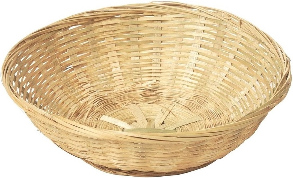 Bamboe schaal rond 30x9cm / stuk