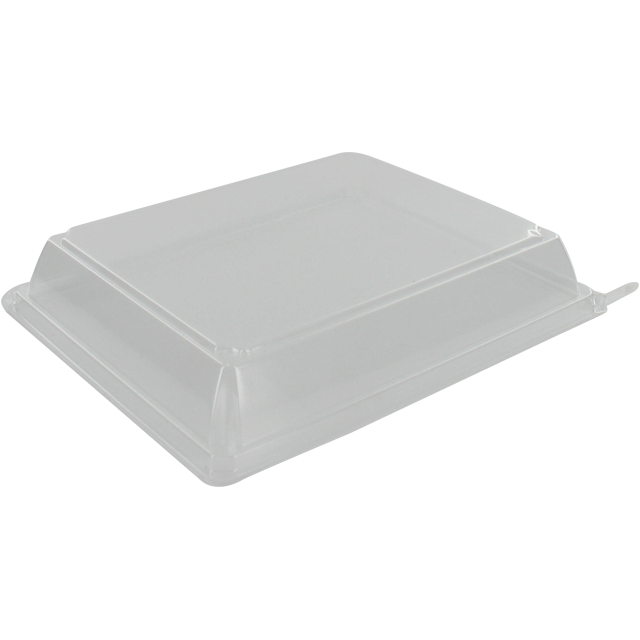 Deksel sushi tray 166x138x28mm OPS trans 600st/ds