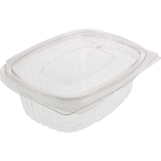 RPET salade bak Leakproof 750cc (500st/doos) Overeenkomstig met AD24 bakje