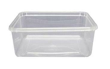 PP Spuitgiet 1000cc Transparant kilo bakje 182x135x63mm 500st/ds (448336)