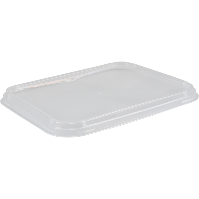 BBQ APET Deksel voor spuitgiet bak H3 Transparant (92st/doos)