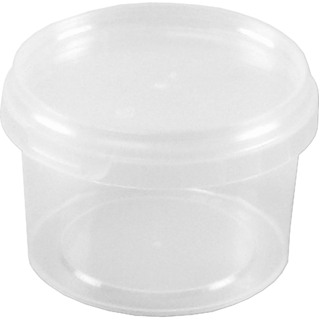 PP cups + deksels 118mm rond 565cc TE 290st/ds