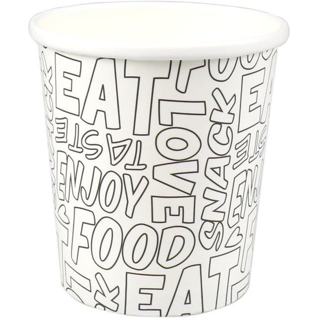 Soup/Food to go Cup "Words" 16oz. (25st/pak)