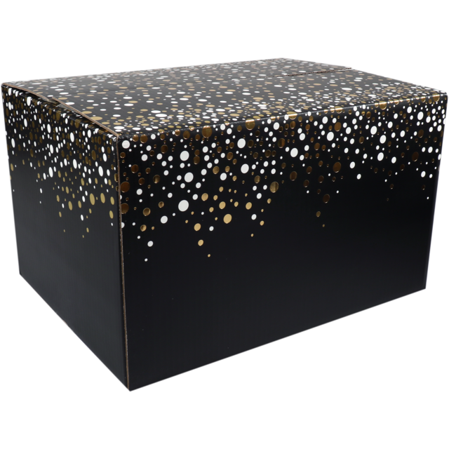 Kerstdoos/Lovly geschenkdoos Design "Party Spot On" 390x290x232mm (C) - per stuk