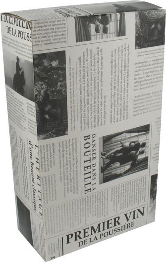 2-fles doos "Le Journal" 190x95x330mm (per stuk)