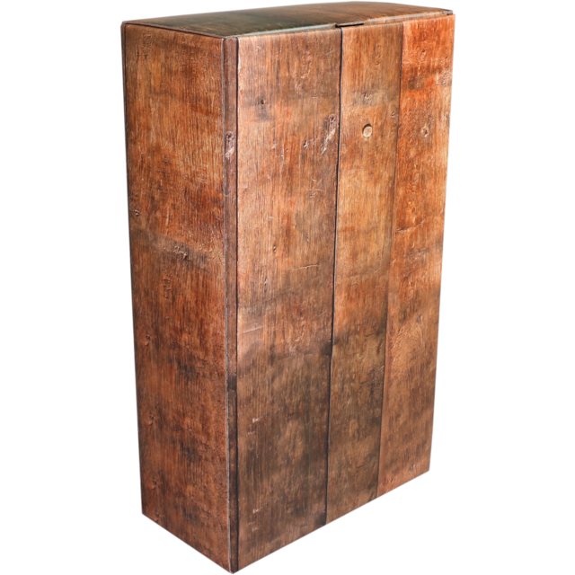 Wijnflesdoos 2-fles "Barrel Wood" (per stuk)
