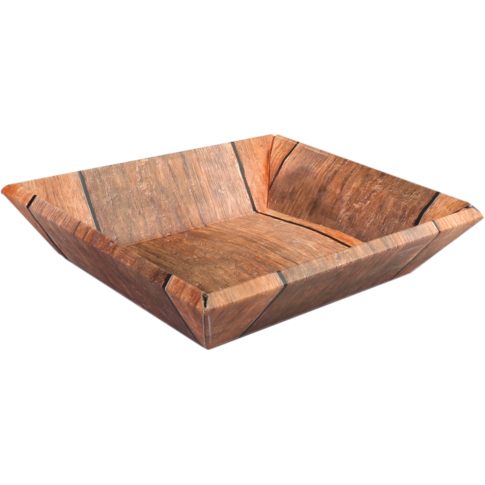 Dienblad karton "Barrel Wood" (per stuk)