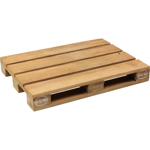 Houten Pallet Euro GROOT Stamp 18.5x27 cm middel (per stuk)
