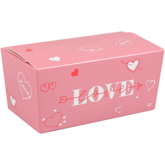 Lovly Ballotin Love & Hearts 250gr (per stuk)
