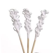 Pick "Hatelet" 9cm White Wood (250st/pak)