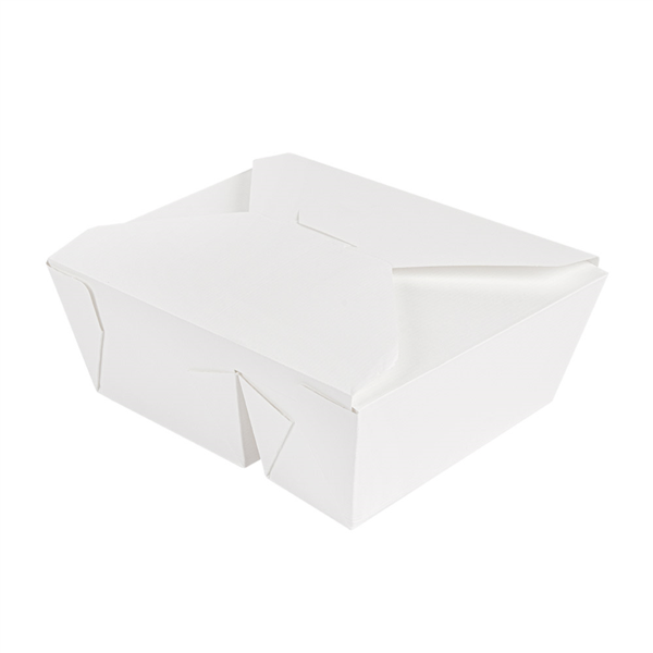 American Boxes 2-comp. "The Pack" 900+450ml 15,2x12,1x6,5cm White (50st/pak)